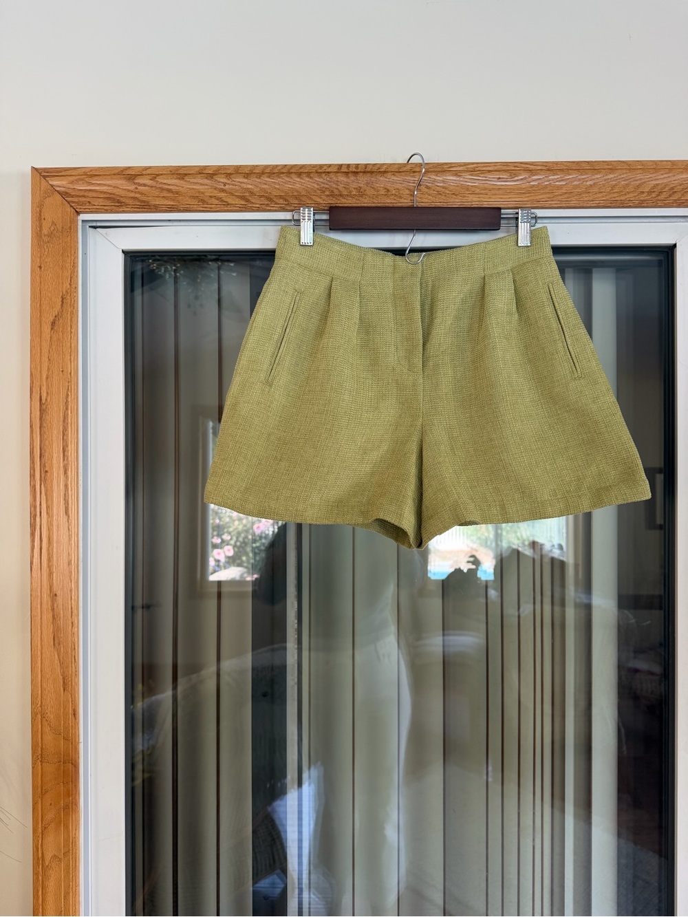 NWT Tuckernuck High-Waist Tailored Boucle Shorts